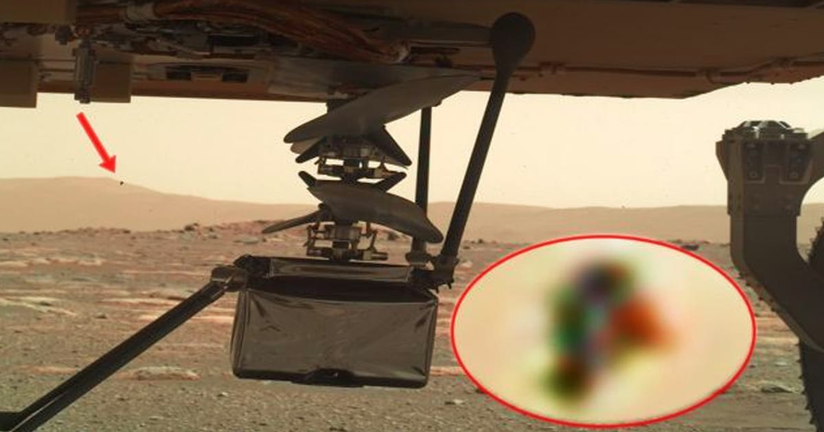 Algo muy extraño está observando el helicóptero Ingenuity Mars
