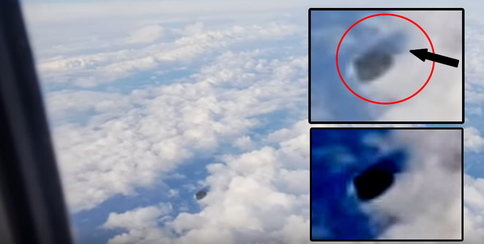 Avistamiento OVNI en España grabado desde un avión