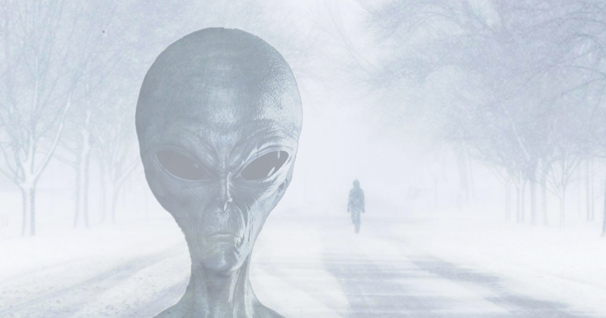 Presunto encuentro con un extraterrestre en una ventisca de Alaska Presunto encuentro con un extraterrestre en una ventisca de Alaska
