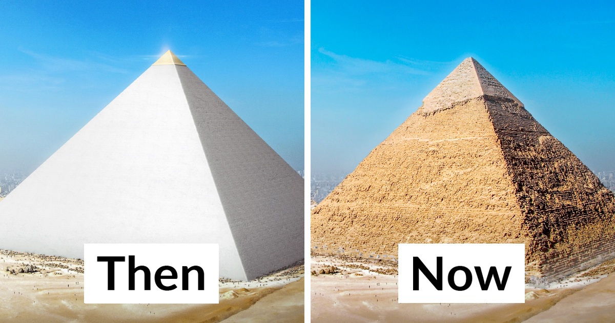 Cómo se habría visto la Gran Pirámide de Giza cuando se construyó por primera vez: era de un blanco brillante y reflectante Cómo se habría visto la Gran Pirámide de Giza cuando se construyó por primera vez: era de un blanco brillante y reflectante