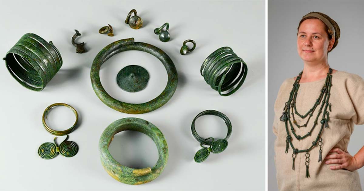 El sitio de la antigua cuenca del lago seco revela joyería de la Edad del Bronce de la cultura de Chełmno que cambia el juego. El sitio de la antigua cuenca del lago seco revela joyería de la Edad del Bronce de la cultura de Chełmno que cambia el juego.