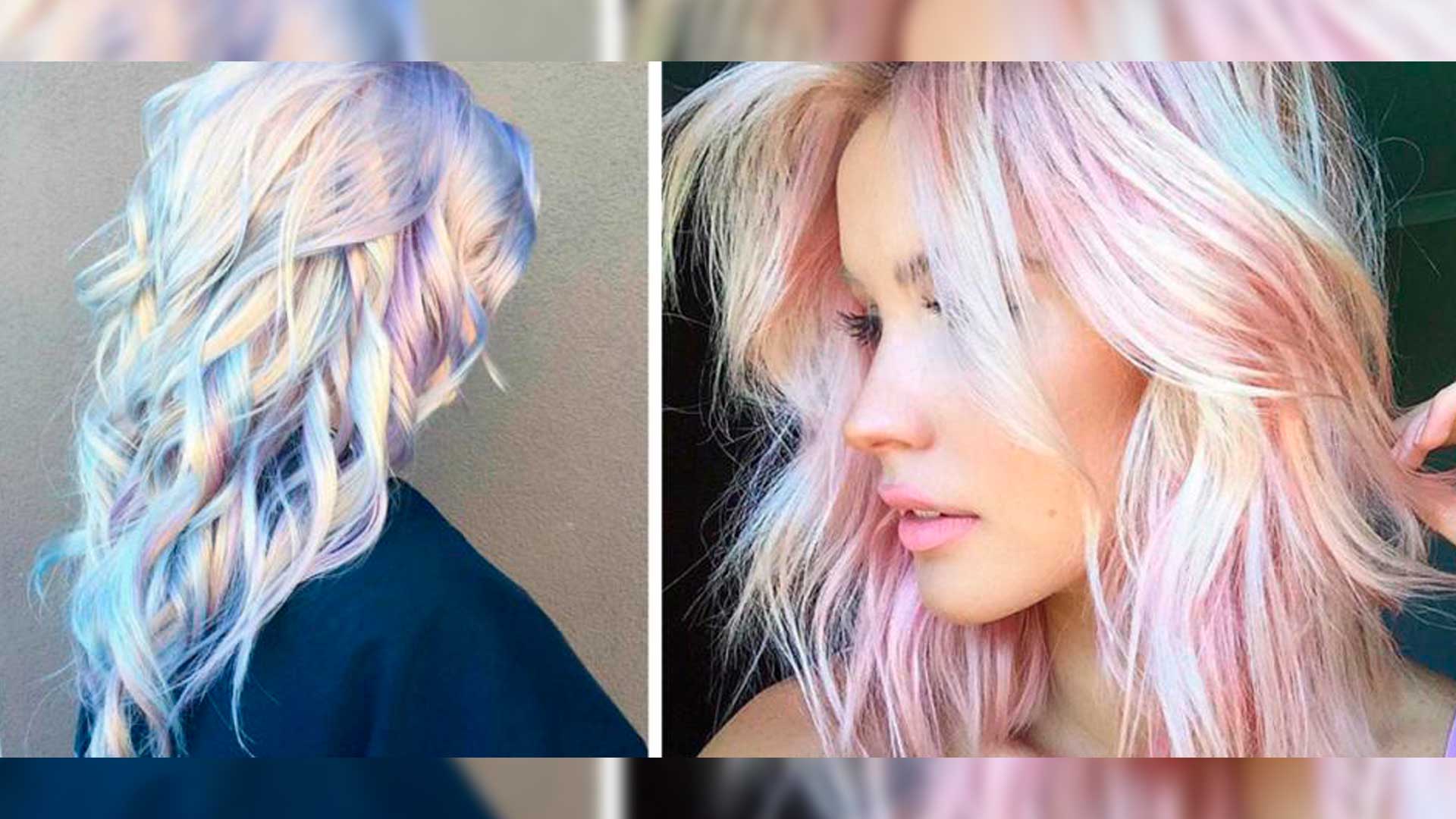 Esta es la extraña nueva tendencia del 2018, el cabello holográfico