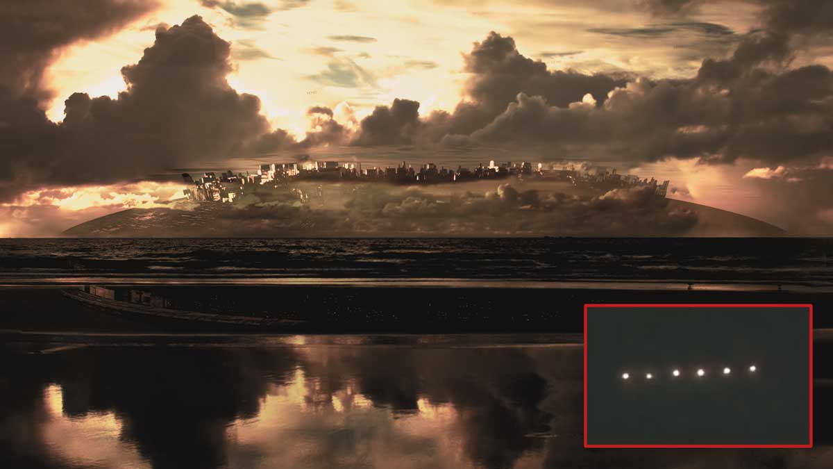 Luces misteriosas aparecen en las playas de México y muchos creen que se tratan de una nave nodriza