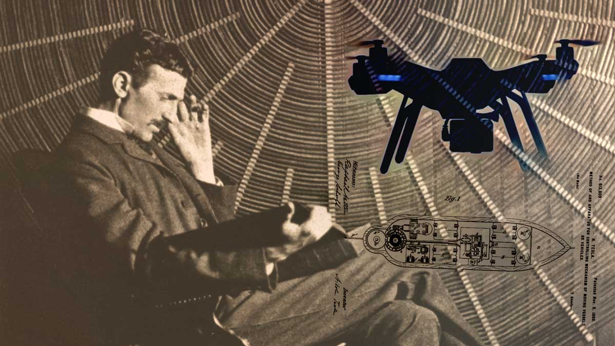 Nikola Tesla habría inventado el dron según una patente de hace más de 100 años