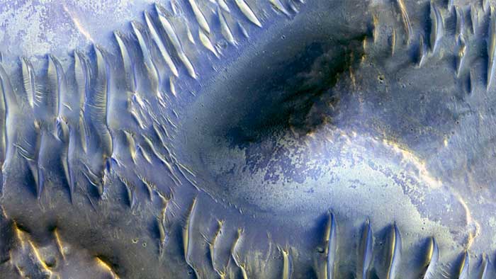 Imágenes nunca vistas de Marte, fotografiados por la cámara HiRISE de la NASA