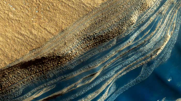 Imágenes nunca vistas de Marte, fotografiados por la cámara HiRISE de la NASA