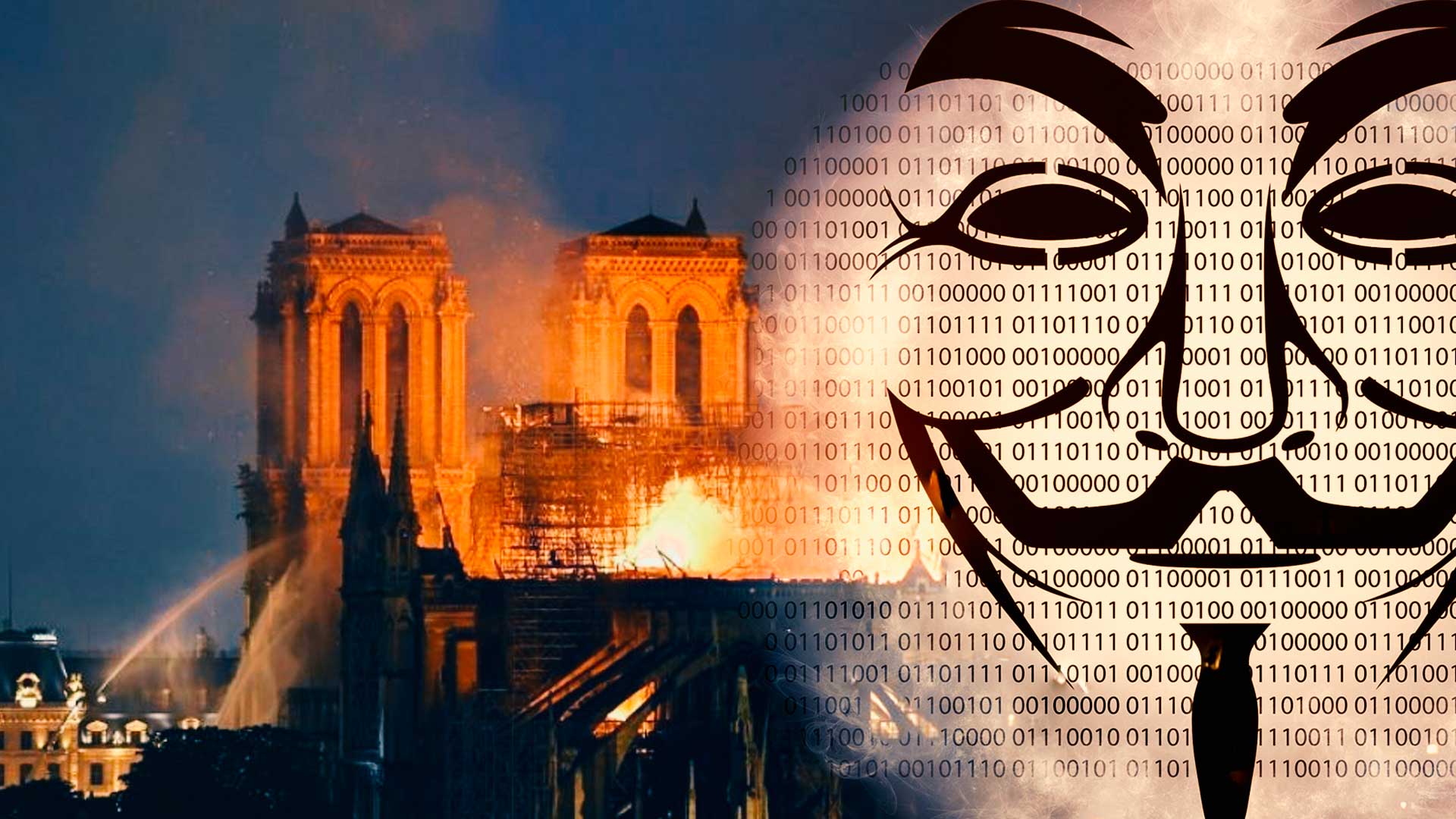 Claro mensaje de Anonymous a los multimillonarios que donaron dinero para Notre Dame