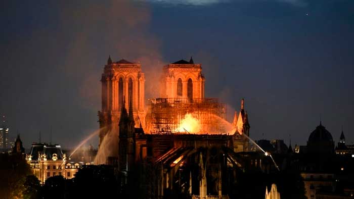 El curioso fuego simultáneo de Jerusalén y Notre Dame en París