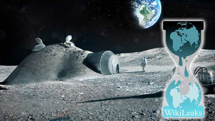 Wikileaks publica que EE.UU. destruyó base lunar extraterrestre