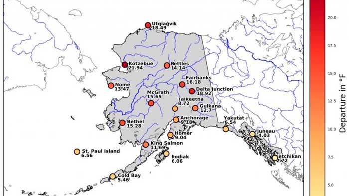 Preocupante ola de calor en Alaska tiene a las autoridades en jaque