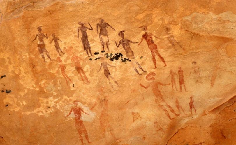 Misteriosos frescos que representan criaturas fantásticas encontradas en el Sahara 4