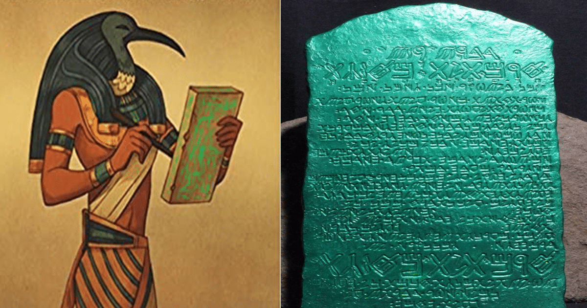 La Tabla Esmeralda de Thoth y sus mayores secretos antiguos