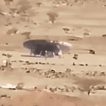 Un enorme objeto volador no identificado aterrizó en Arabia Saudita - Todo fue grabado por un local (VIDEO)