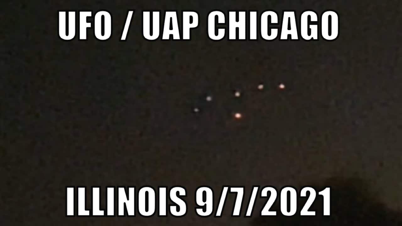 Avistamiento de ovnis filmado en Chicago, Illinois - 9 de septiembre de 2021