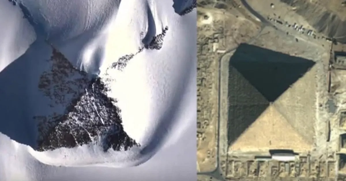 Esta "pirámide alienígena" fue descubierta en la Antártida por un arqueólogo virtual