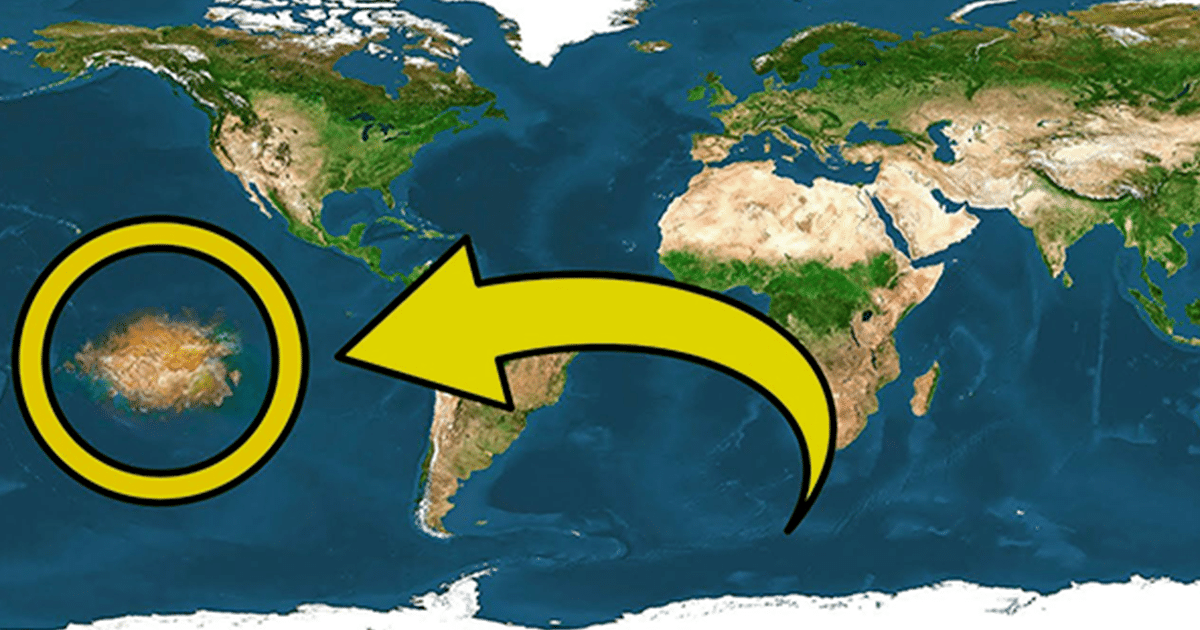Se ha visto un área similar a un continente artificial en el Océano Pacífico (video)