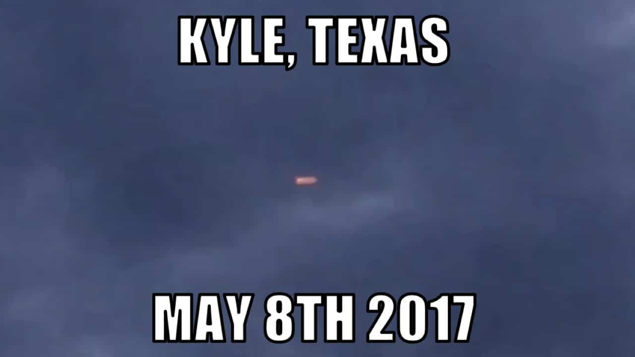 Avistamiento de ovnis sobre Kyle, Texas – 8 de mayo de 2017