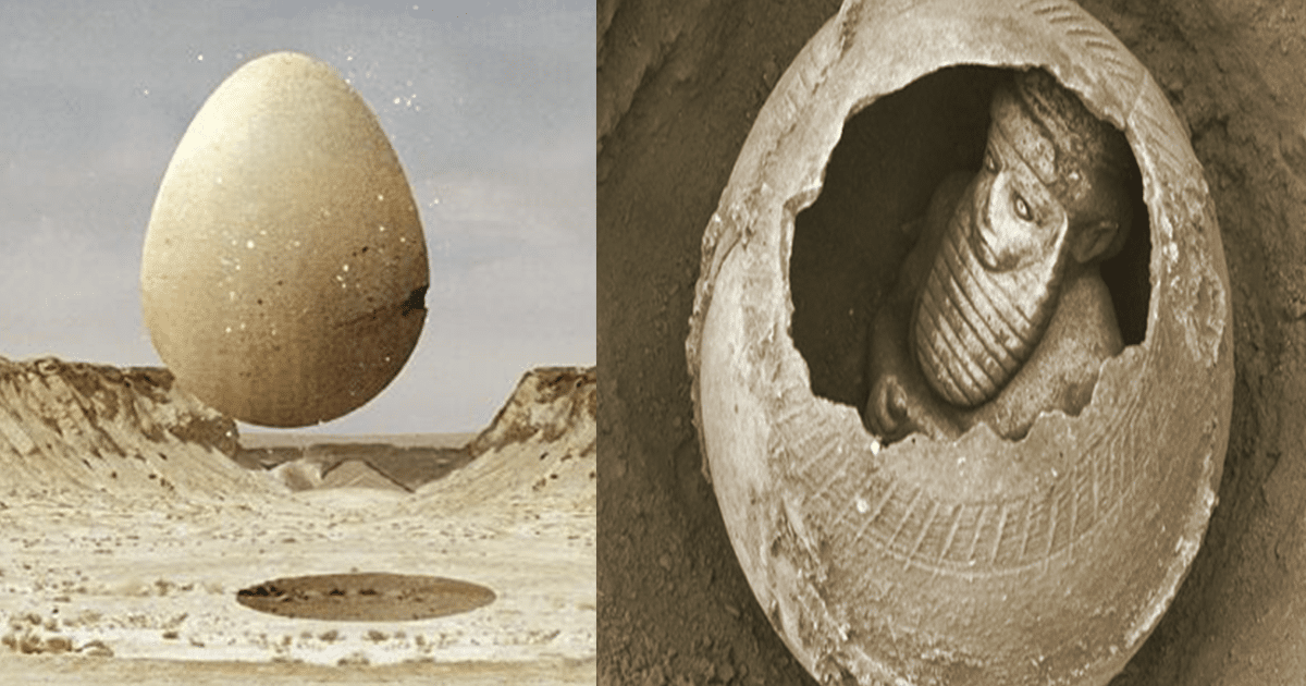 Un misterioso objeto parecido a un huevo con una estatua en su interior fue encontrado en la antigua ciudad sumeria de Uruk.