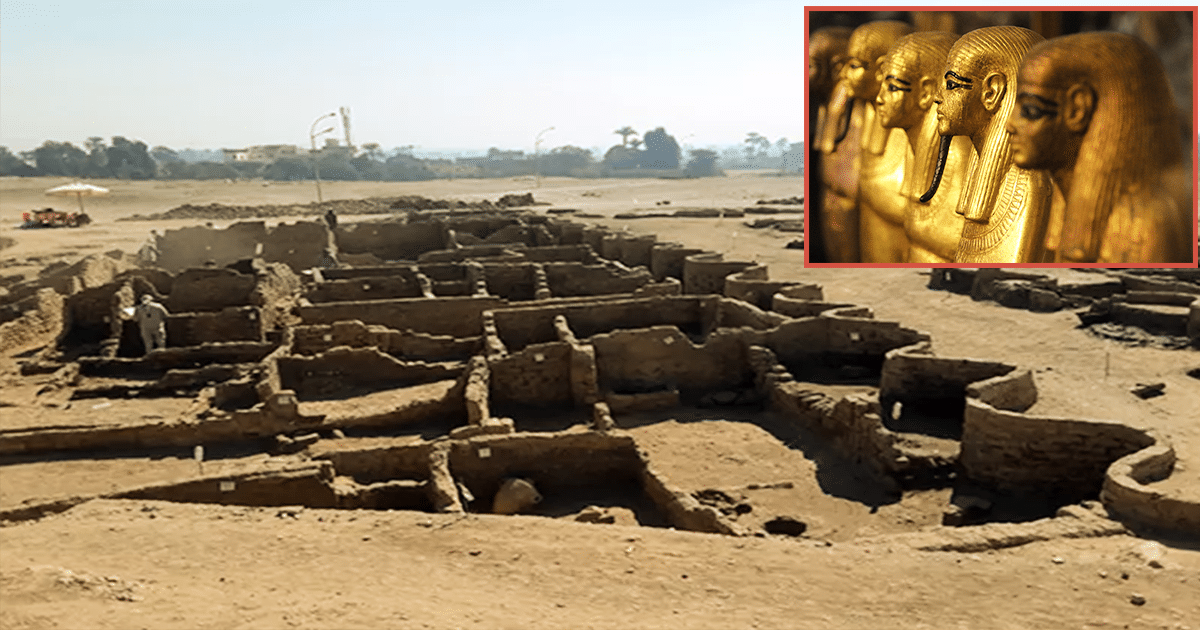 Una «Ciudad Perdida de Oro» de 3.000 años descubierta recientemente en Egipto (video)