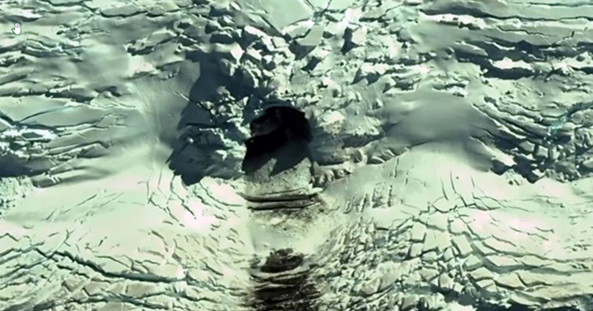 Se encontró una cueva enorme y misteriosa en la Antártida con la ayuda de imágenes de satélite