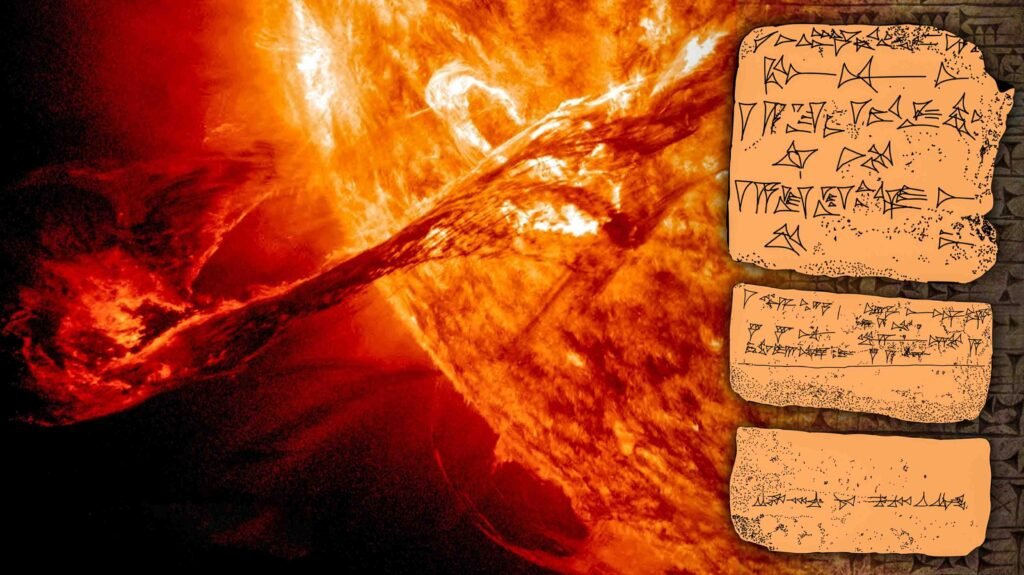 La tormenta solar que ocurrió hace 2.700 años ha sido documentada en tablillas asirias.