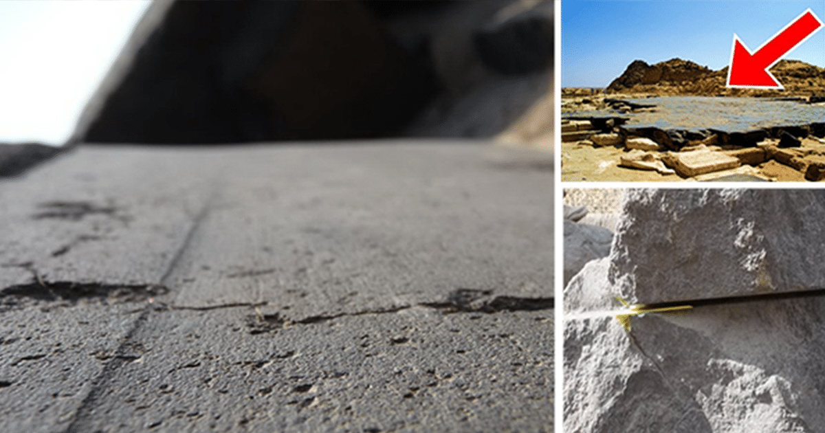 Antiguas marcas de corte perfectas encontradas en el piso de basalto de Giza: prueba de tecnología avanzada