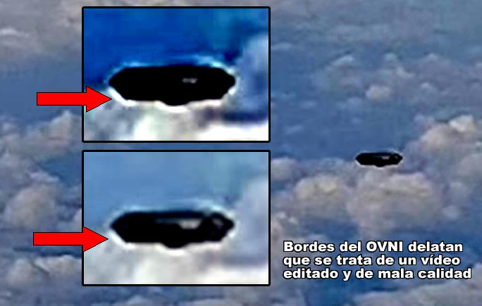 Avistamiento OVNI en España grabado desde un avión