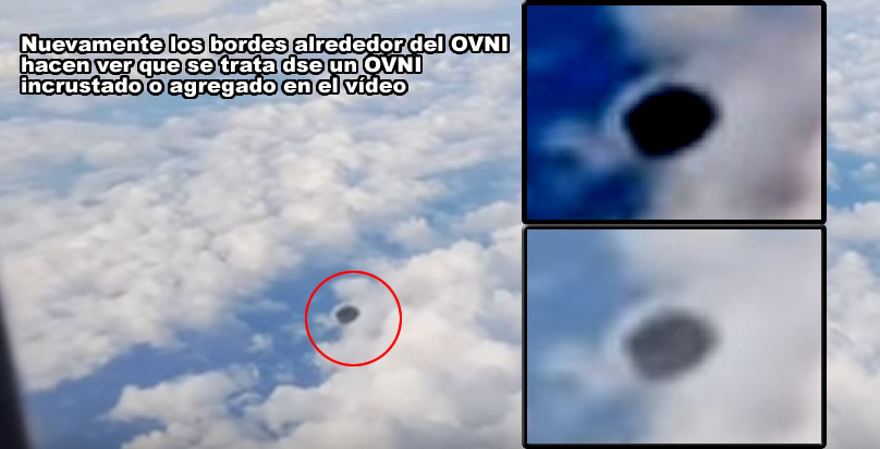 Avistamiento OVNI en España grabado desde un avión