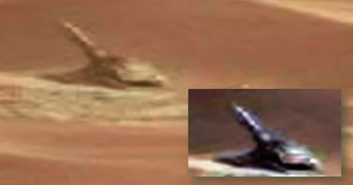 ¿Arma alienígena antigua encontrada en Marte?