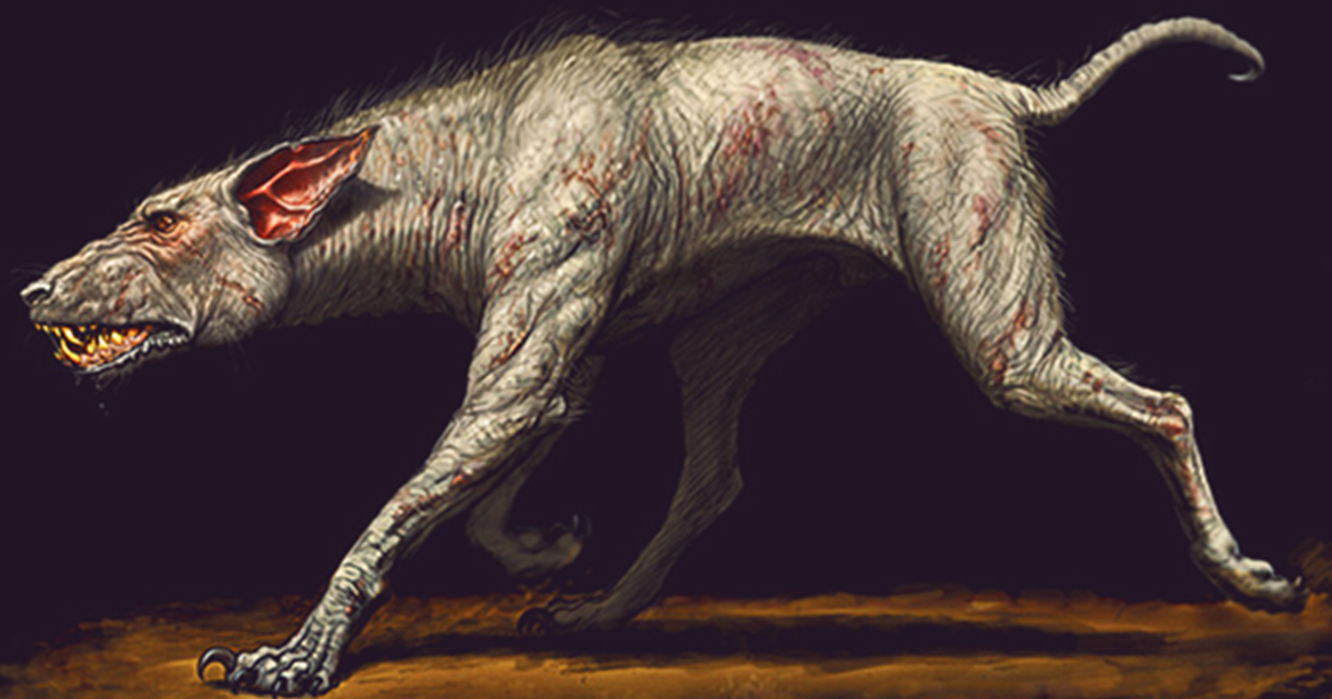 Fósiles de la bestia antigua Hellhound de 7 pies de altura descubiertos en los EE. UU. Y el Reino Unido