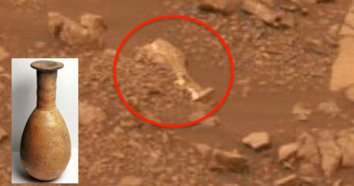 ¡Se encontró una jarra romana en Marte!  ¿Cómo puede la NASA ignorar esto?