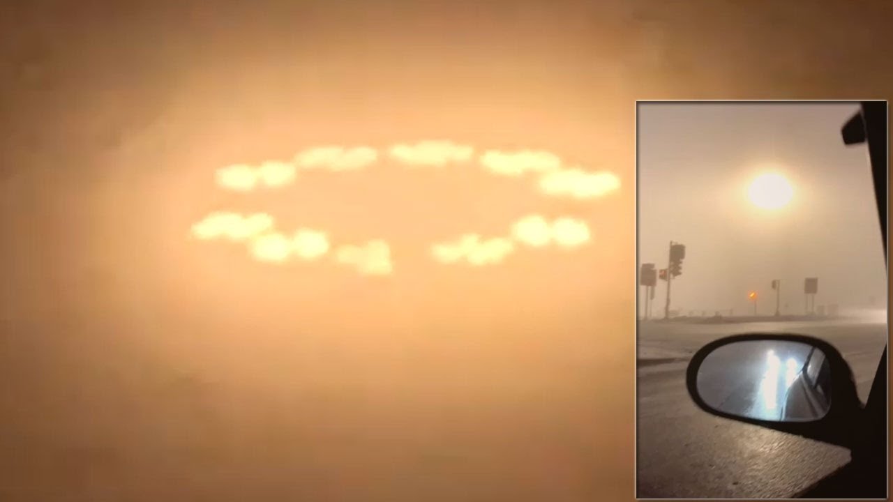 OVNI de anillo brillante filmado sobre Fargo, Dakota del Norte – 9 de enero de 2021