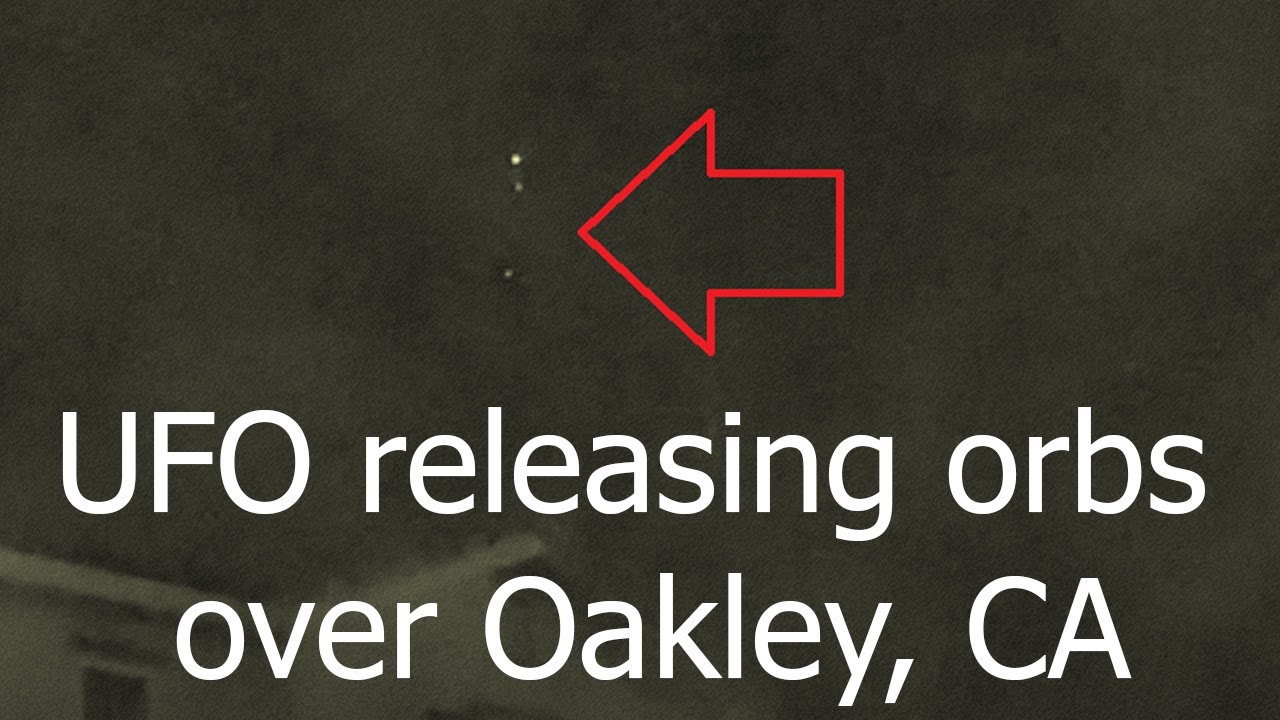 OVNI filmado liberando orbes sobre Oakley, CA – 22 de diciembre de 2020