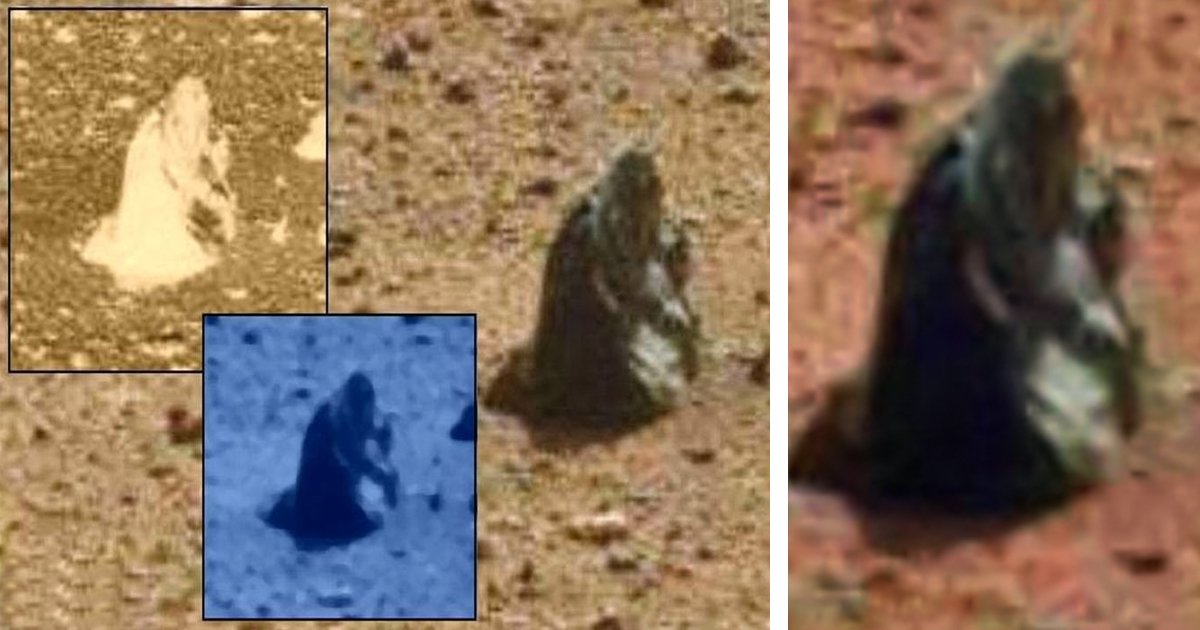 Extraño arte de piedra antiguo descubierto en Marte por Curiosity Rover