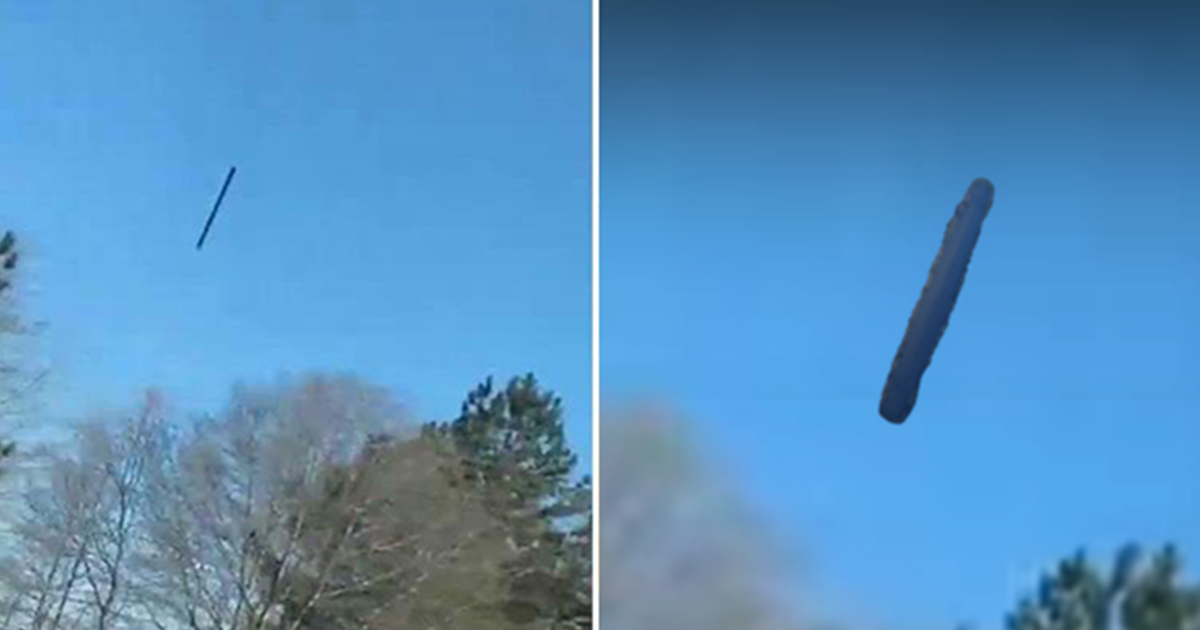 OVNI en forma de cigarro fue filmado recientemente en Georgia