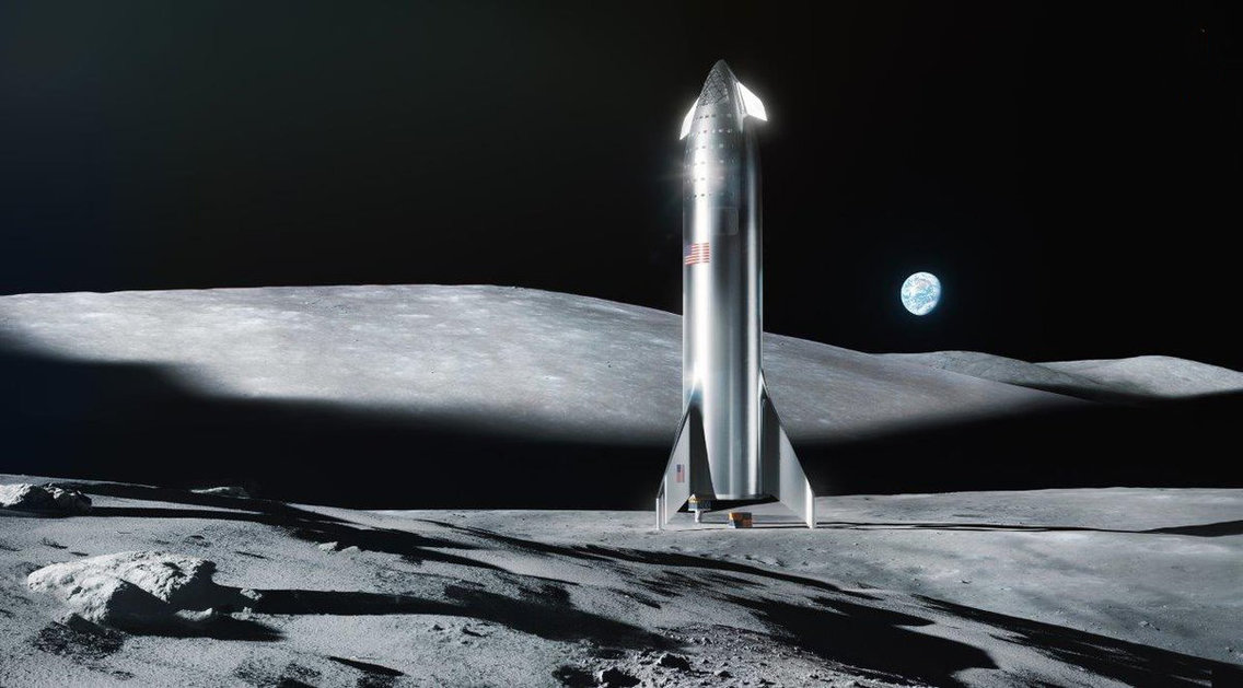 Elon Musk dice que SpaceX podría aterrizar en la luna en 2 años.  Un ejecutivo de la NASA dice «nos asociaremos con ellos y llegaremos más rápido» si la empresa puede lograrlo.